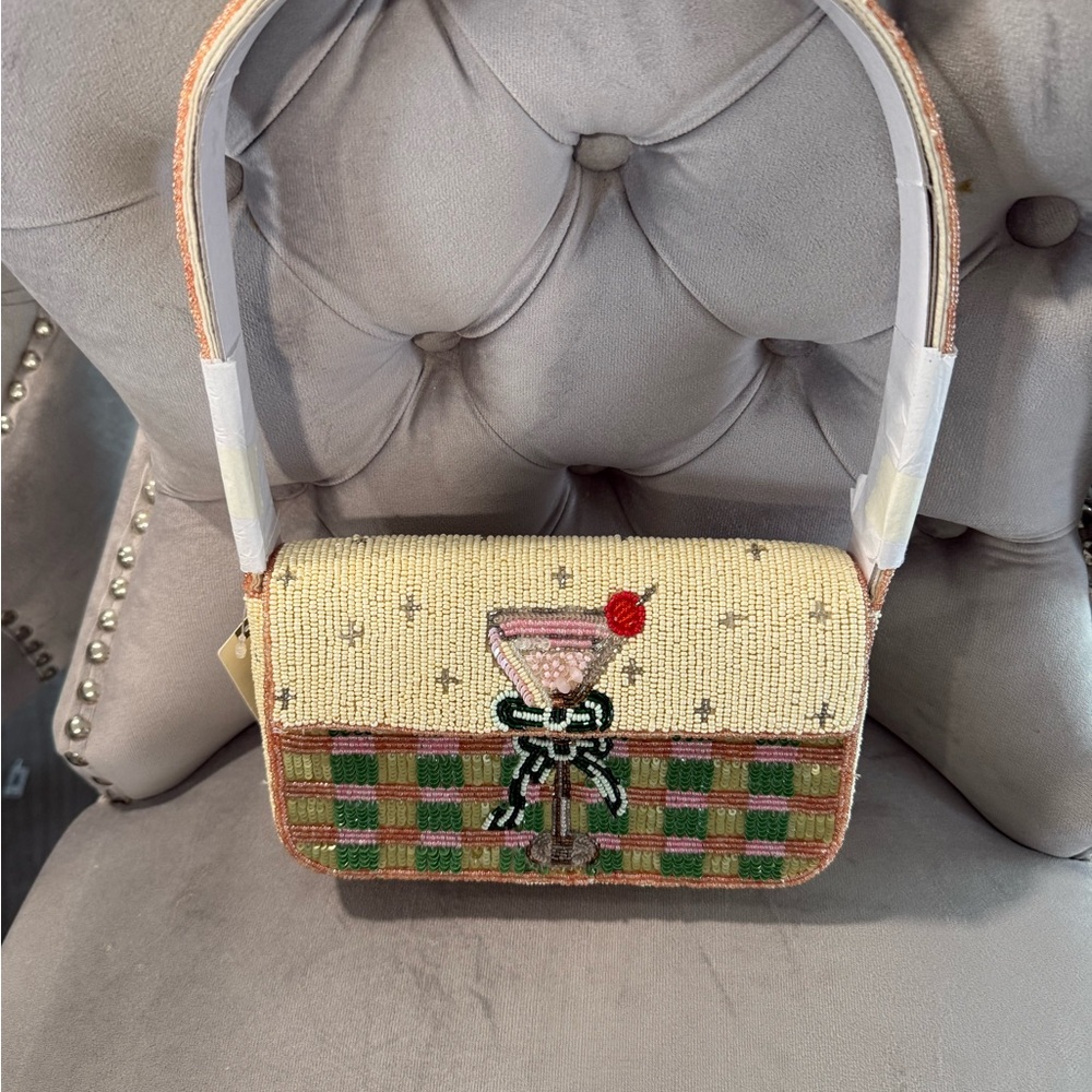 Anthropologie Beaded MARTINICrossbody Bag